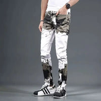 Slim Fit Man Aesthetic Goth Style Pant