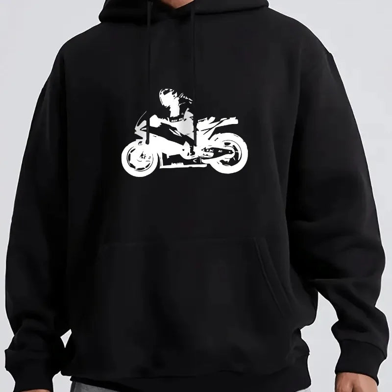 Fashionable Loose Warm Pocket Hooded Sweatshirt