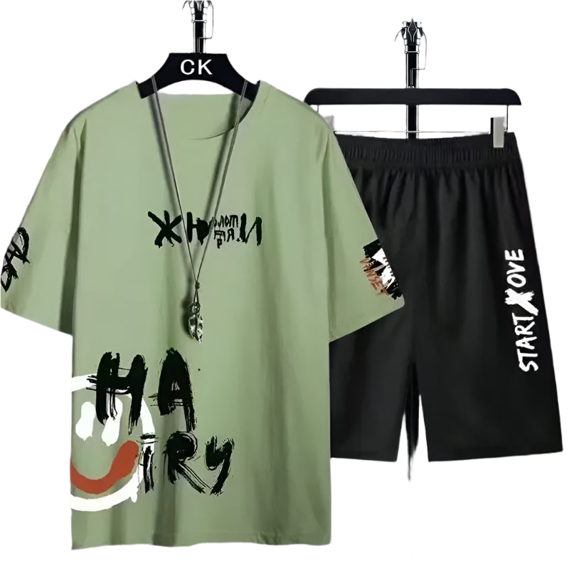 Men's Summer Trend Printing  Set