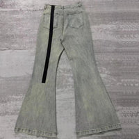 Solid Gray Ribbon Design Sweatpants