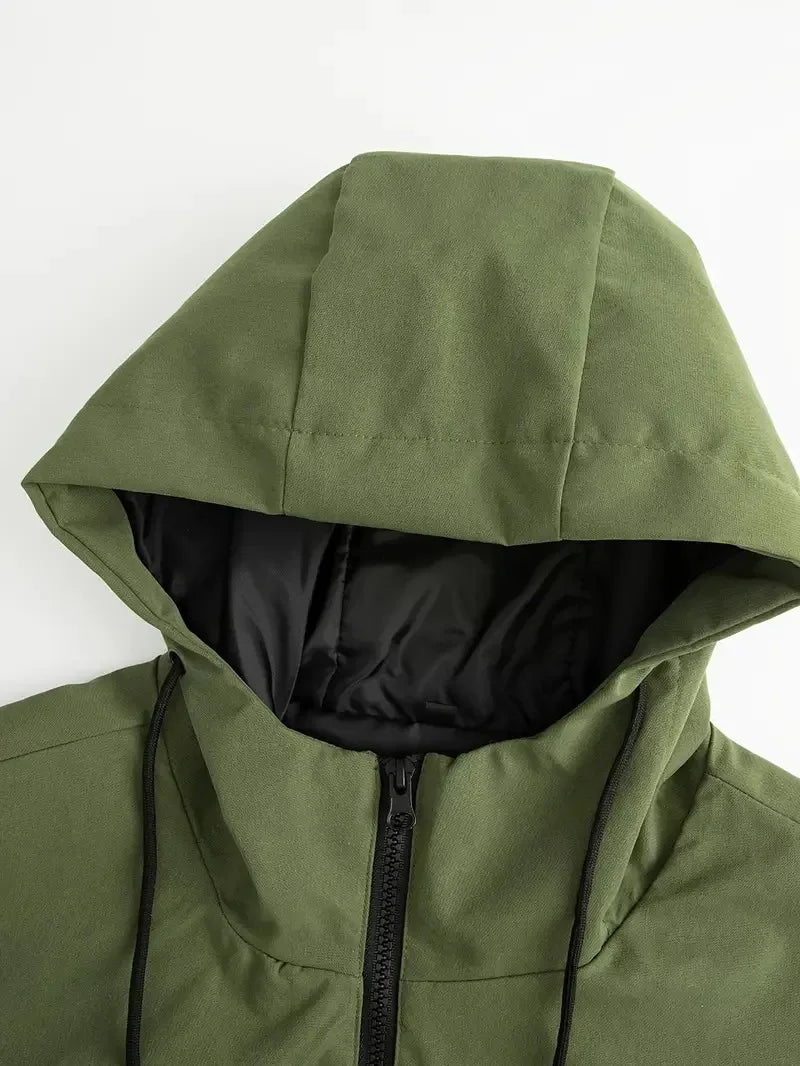 Men's Hooded Padded Thin Jacket