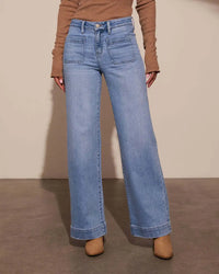 Women's High-Waisted Retro Temperament Jeans