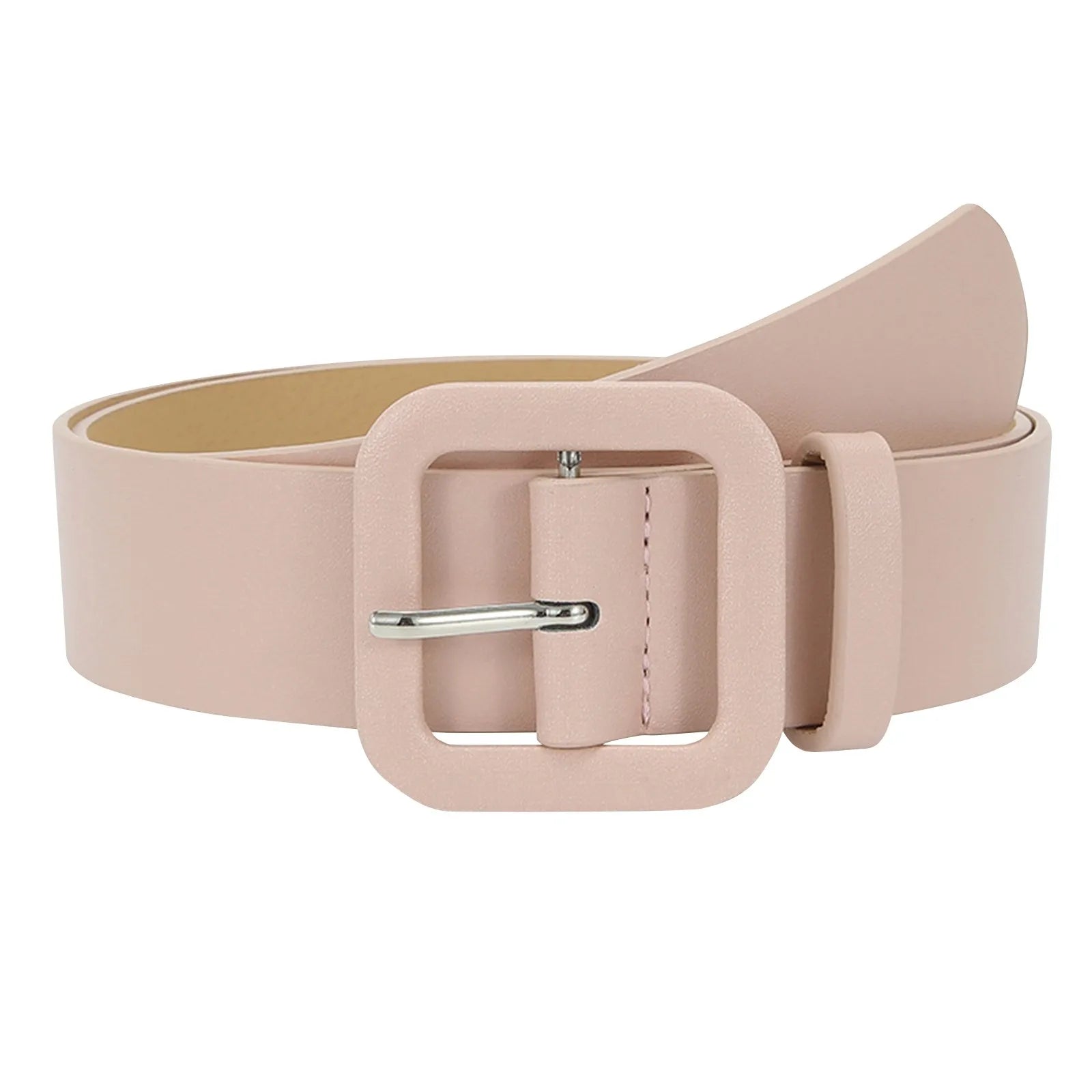 Women'S Trousers Belt Pu Leather Belt For Women'S Dress And Jeans Designer Belt Women Belt Simple Black Belt Female Strap