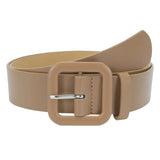 Women'S Trousers Belt Pu Leather Belt For Women'S Dress And Jeans Designer Belt Women Belt Simple Black Belt Female Strap