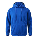 iCool Solid Color Versatile Men Hoodie