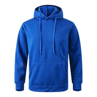 iCool Solid Color Versatile Men Hoodie