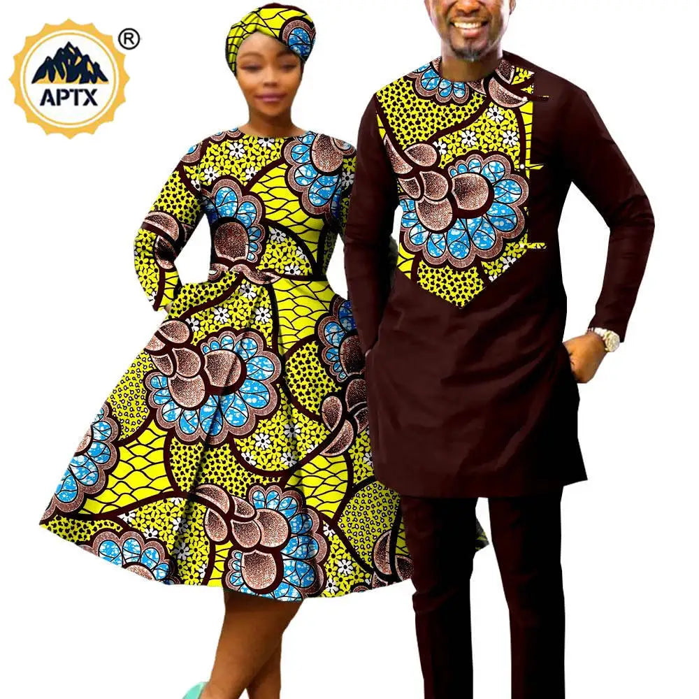 African couple to match outfits Sets - Y22C075