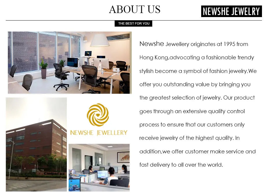 Newshe Original 925 Sterling Silver