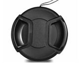 Camera Lens Cap High-quality 40.5mm 49mm 52mm 55mm 58mm 62mm 67mm 72mm 77mm 82mm Snap on Front Lens Cap for Camera