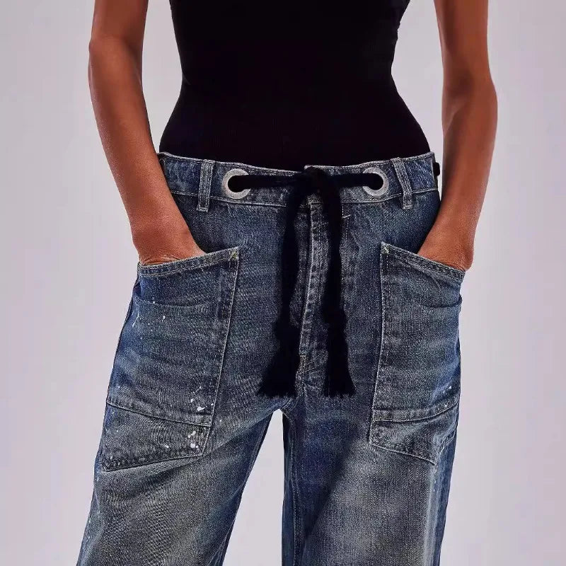 Women's Loose High Quality Bootcut Jeans