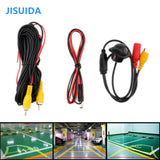 High-definition reversing camera straw hat CCD full-color night vision wide-angle car camera waterproof rear lens