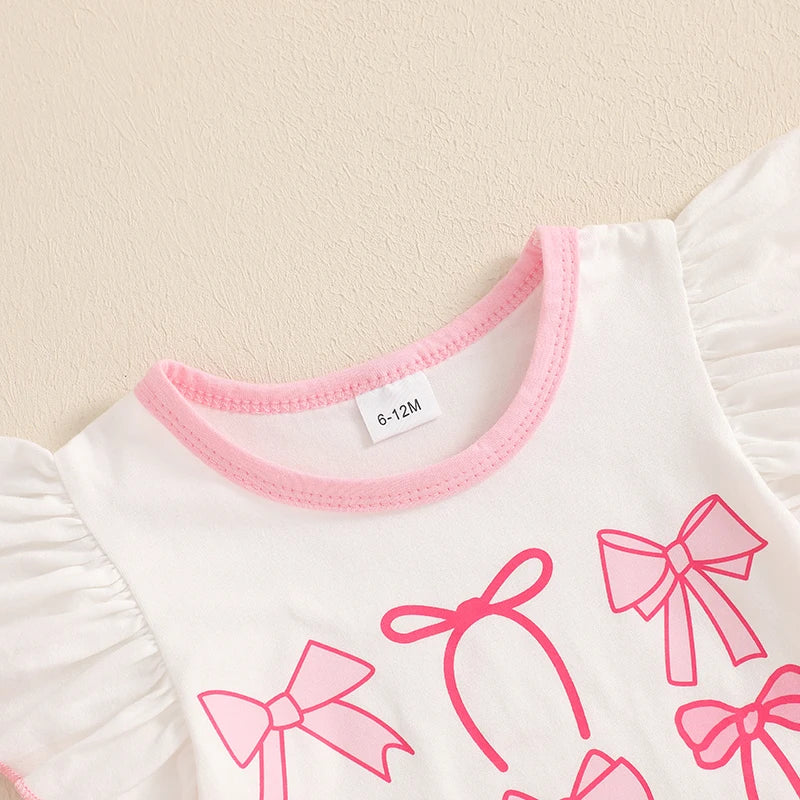 3Pcs Plaid Shirt Denim Overalls Bowtie Set