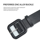 Women'S Trousers Belt Pu Leather Belt For Women'S Dress And Jeans Designer Belt Women Belt Simple Black Belt Female Strap