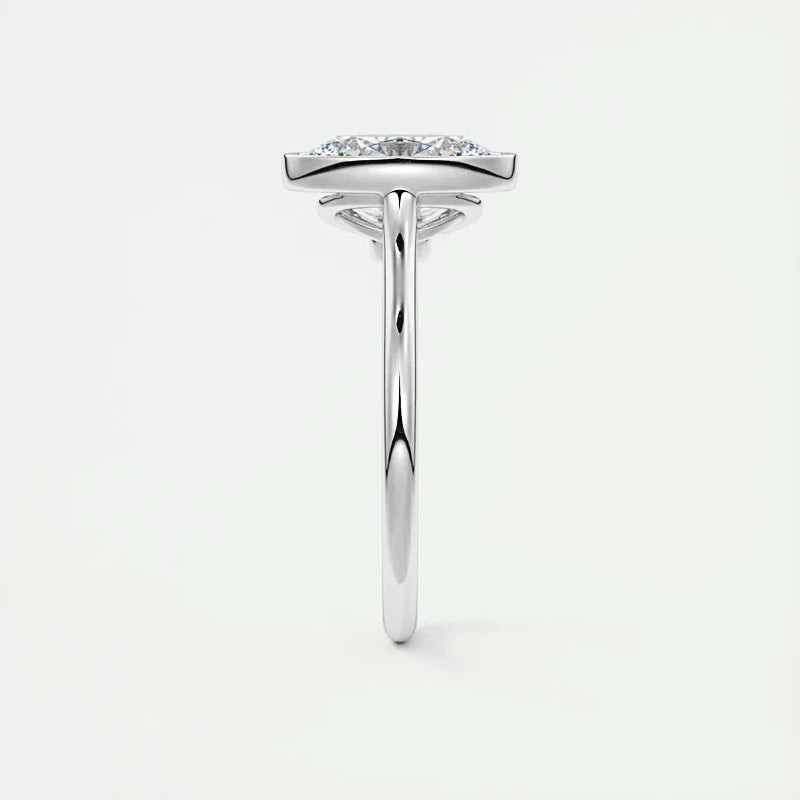 Diamond 14k Gold Plated Wedding Engagement Ring Jewelry