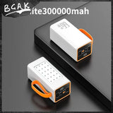 500000MAH  100000mah 200000mah 300000mahPowerbank Fast Charging Real Capacity BCAK with Built-in Cable Super Large Capacity