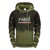 Hot Sales Mens Tracksuit Casual Printed Splash-ink Hooded Sweatshirts Daily Sports Jogging Mens Clothing Single Piece Tops Pants