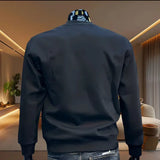 New in Mens Sweatshirts Print O-Neck Tops Outdoors Sports Jogging Mens Clothing Fashion Casual Pullover Daily Street Sportswear