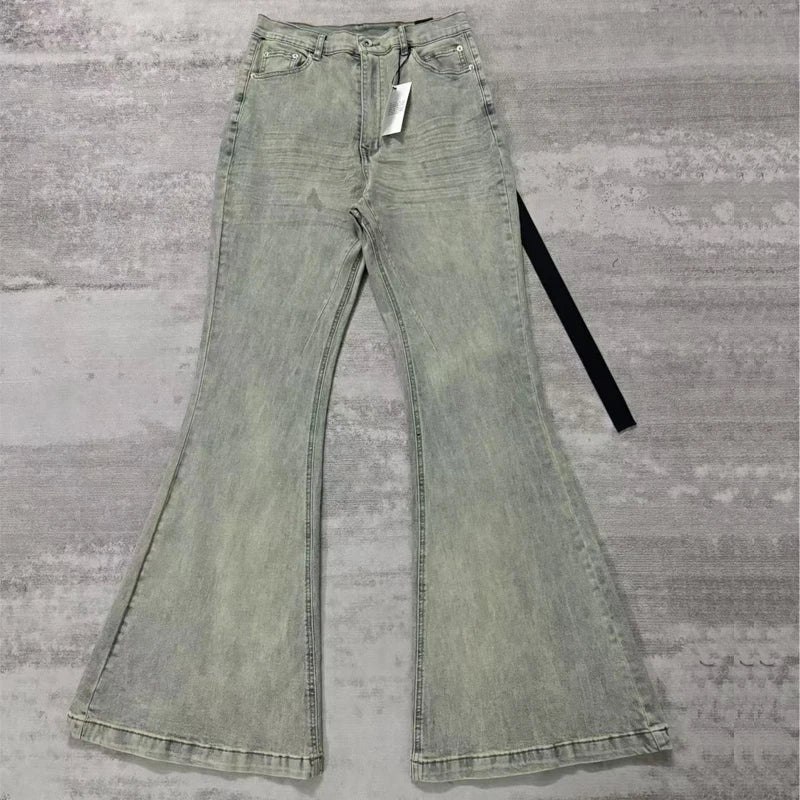 Solid Gray Ribbon Design Sweatpants