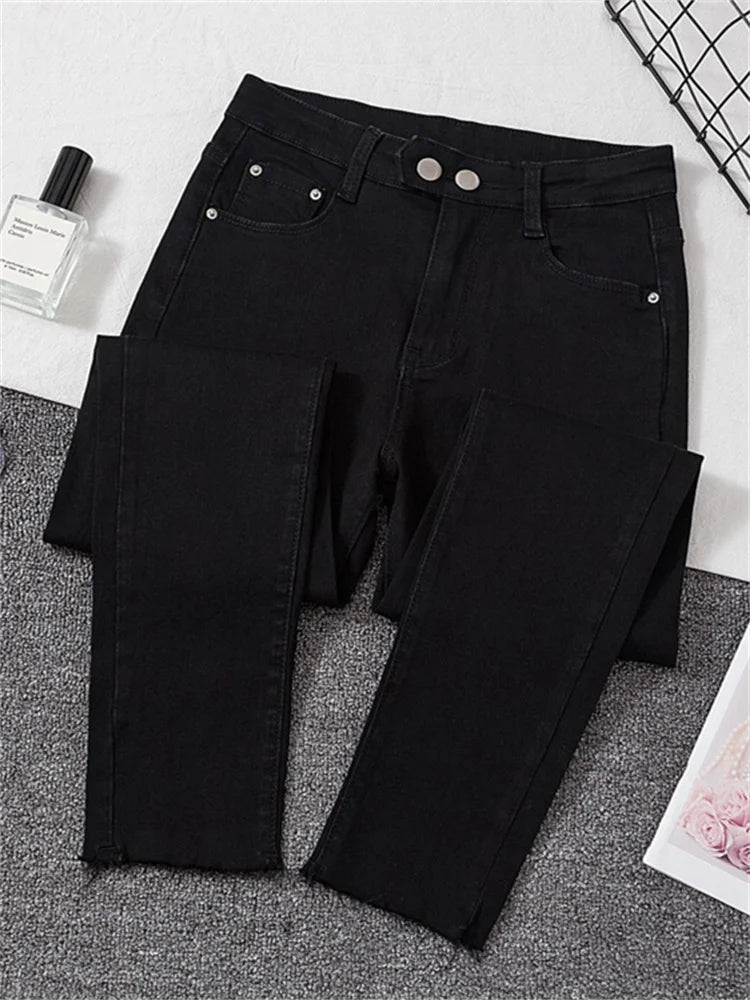 Womens Jeans Stretch Skinny Pants