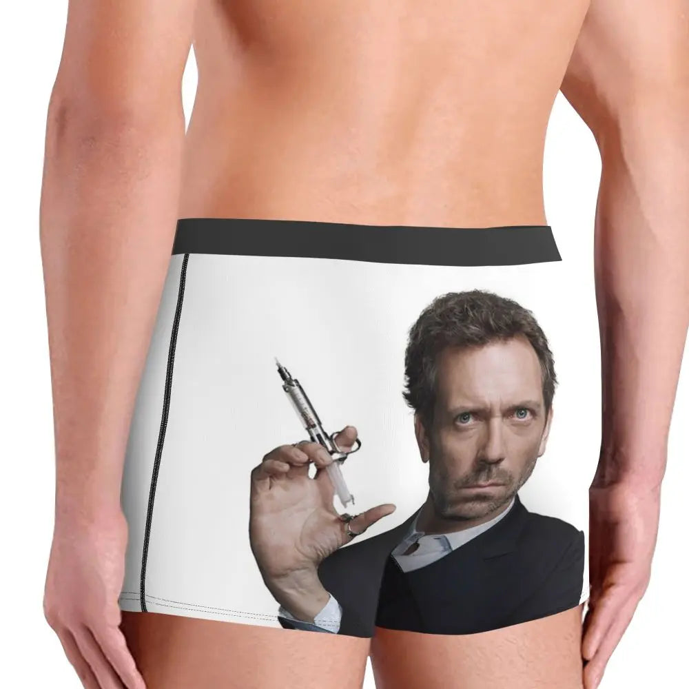 Boxer Underpants Shorts House MD Panties Men Soft Underwear for Homme Man Boyfriend Gifts