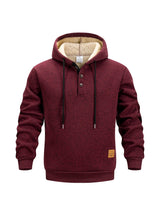 Men's Long Sleeve Fleece Hoodie