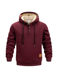 Men's Long Sleeve Fleece Hoodie