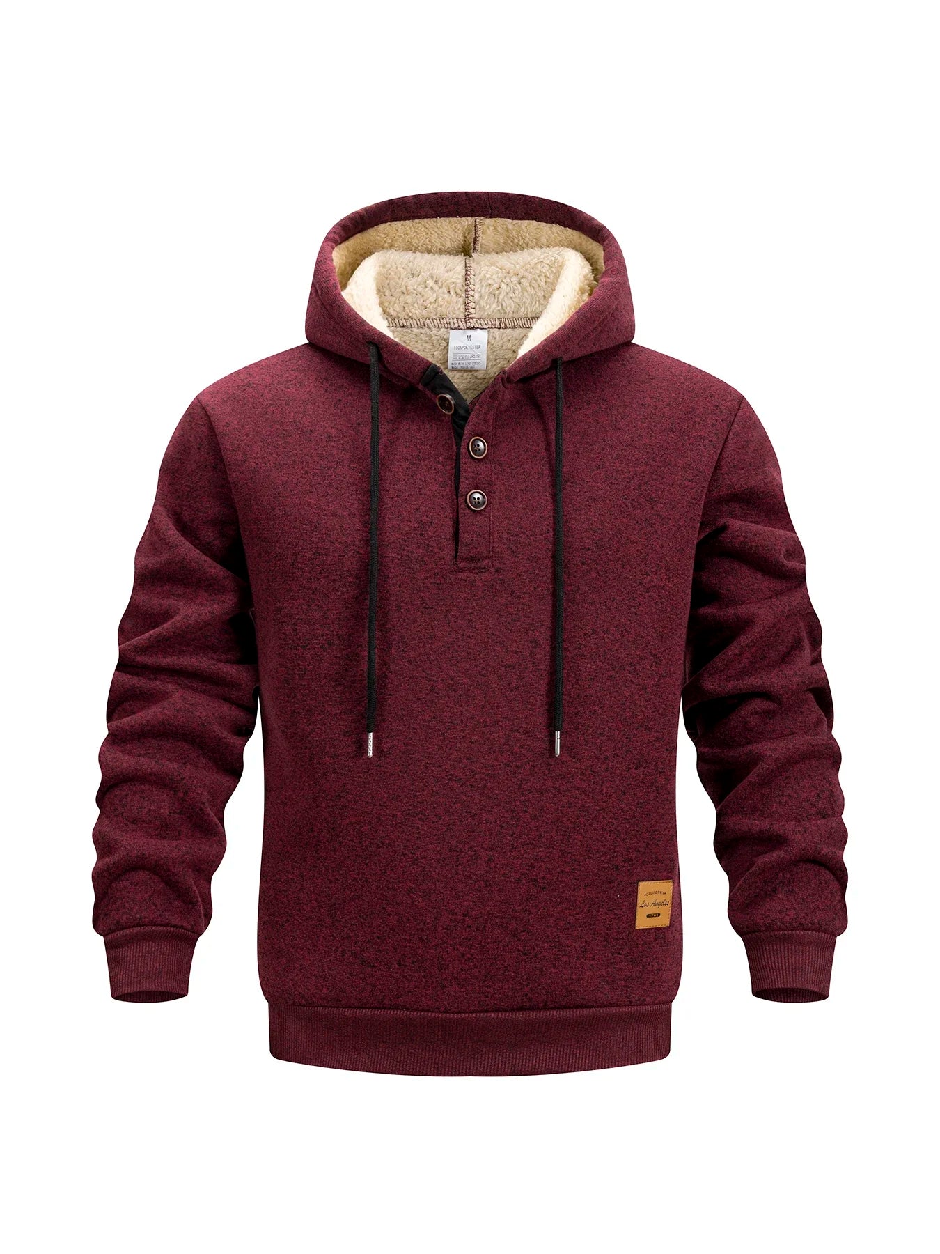 Men's Long Sleeve Fleece Hoodie