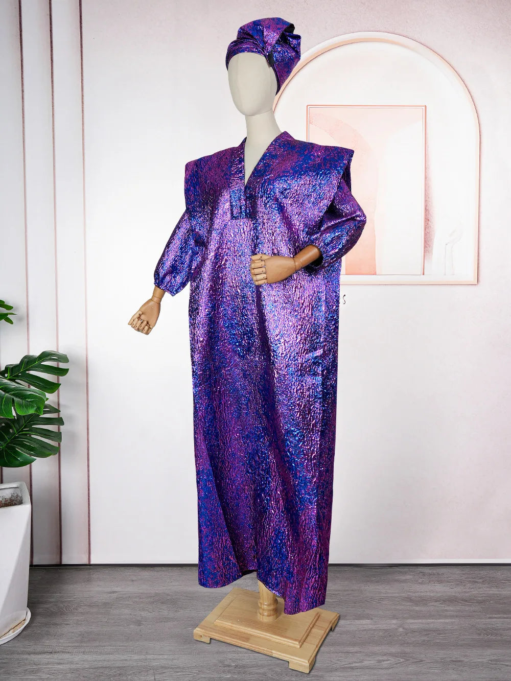 Traditional Africa Clothing Outfits Gown - Muslim Kaftan Maxi Long Dress