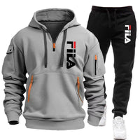 Casual Men's Hooded Sweatshirt and Pants
