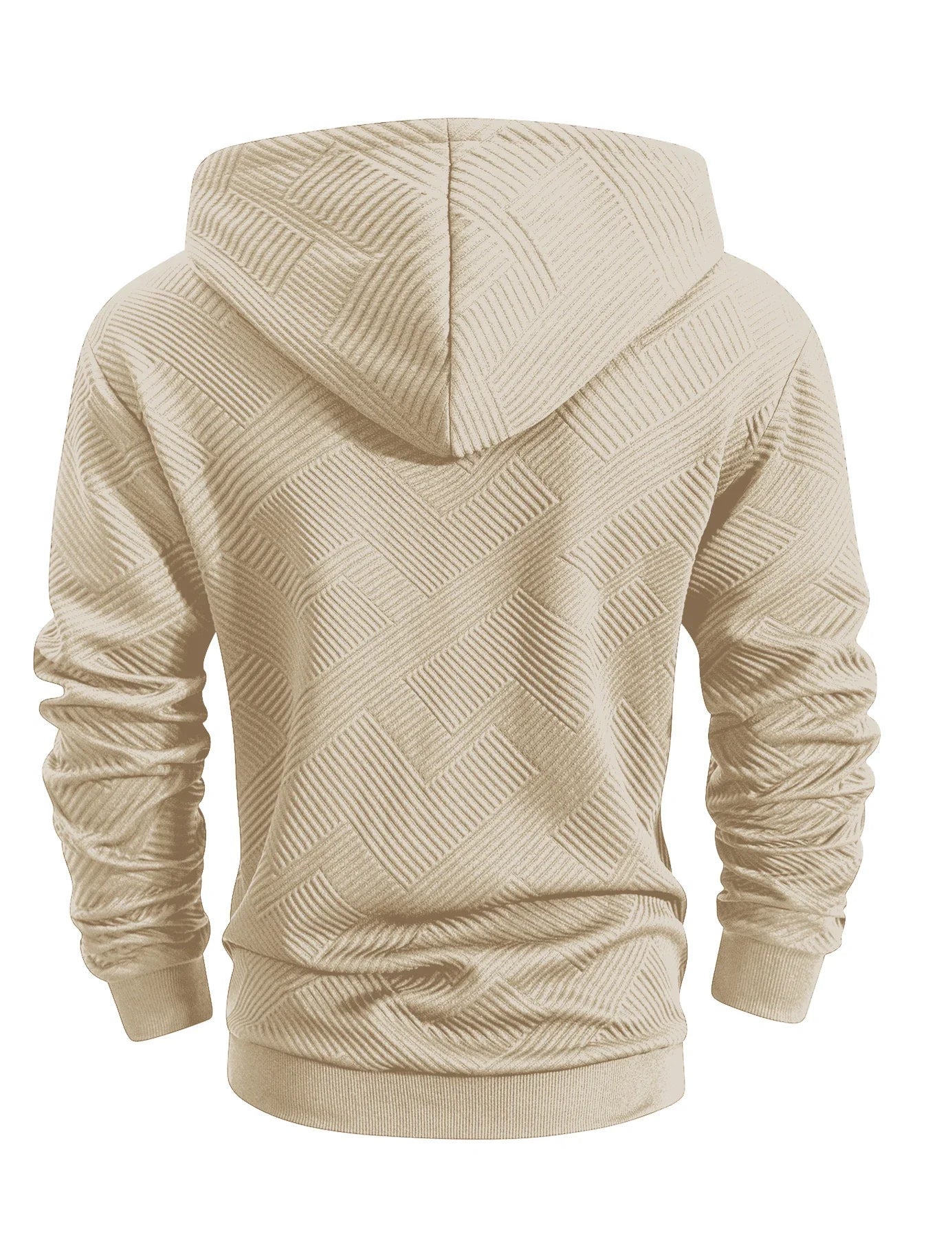 Spring and Autumn Zipper Hooded Casual Sweatshirt