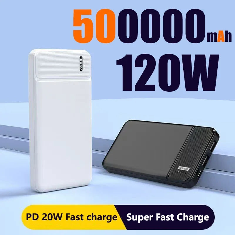 High Capacity Power Bank For Multi Device 120W 50000mAh