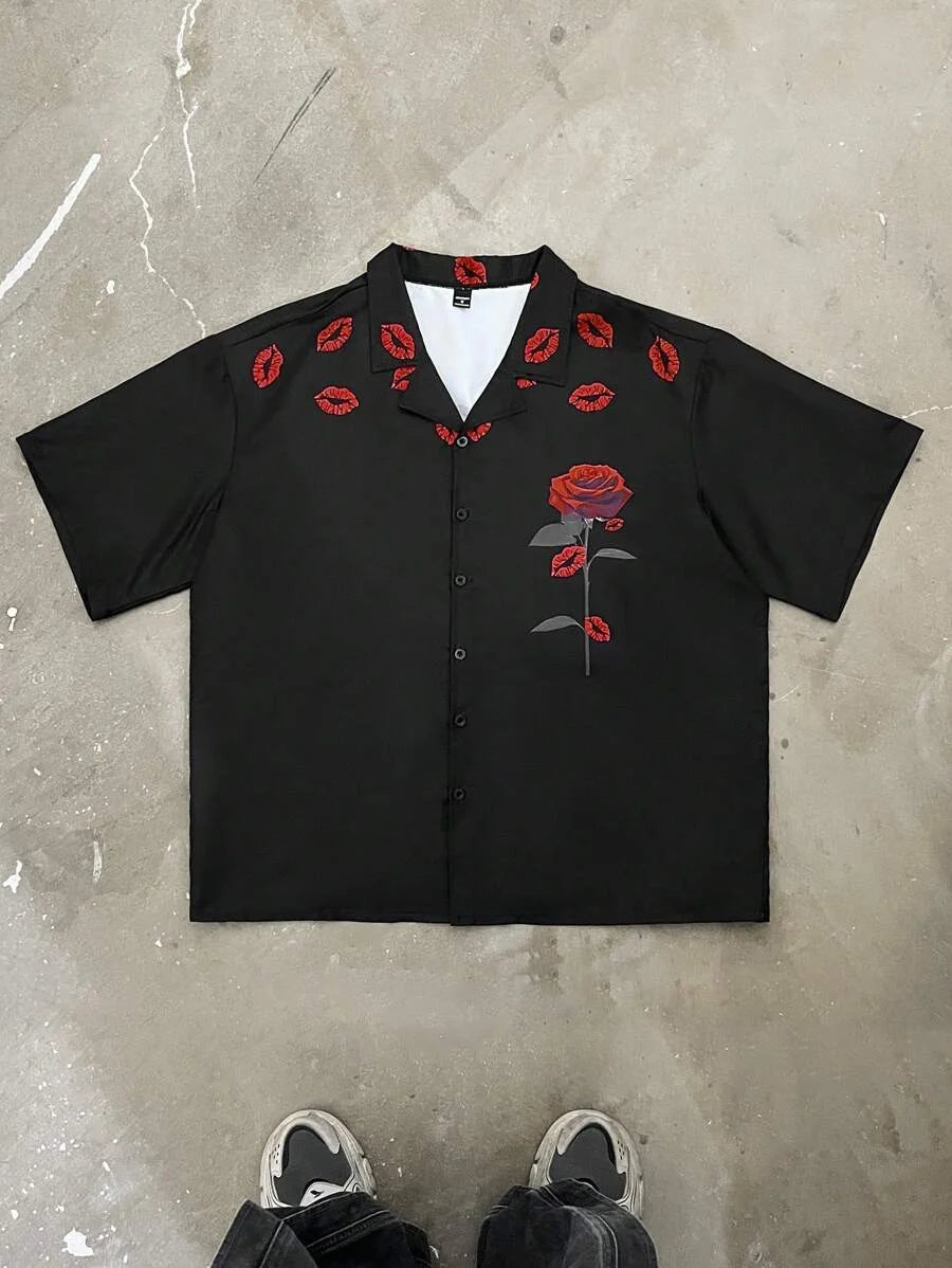 3D Printed Men's Short Sleeve Shirt