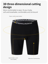 5/10 Piece Set Of Men's Solid Color Classic Long Underwear Quick Drying Youth Sports Comfortable Elastic Casual Boxer Shorts