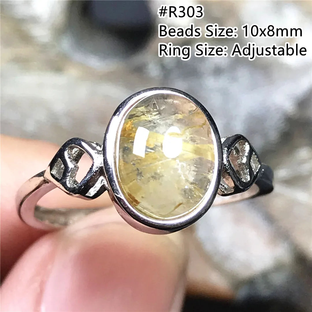 Ring Jewelry For Woman Lady Clear Crystal