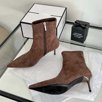 Women Pointed Toe Elegant Dress Boots