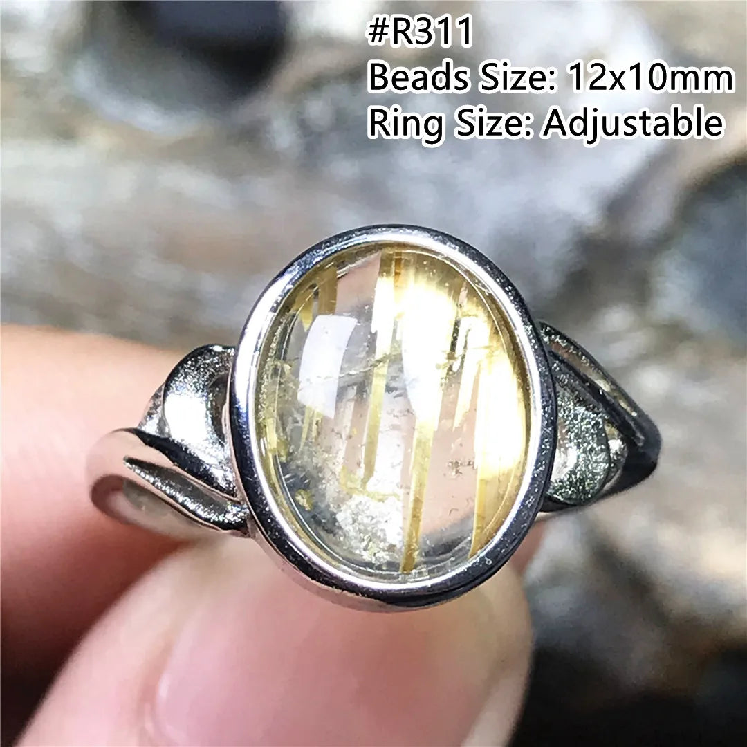 Ring Jewelry For Woman Lady Clear Crystal