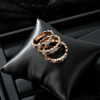 Three-Pack of Fashionable and Creative Gold Alloy Rings