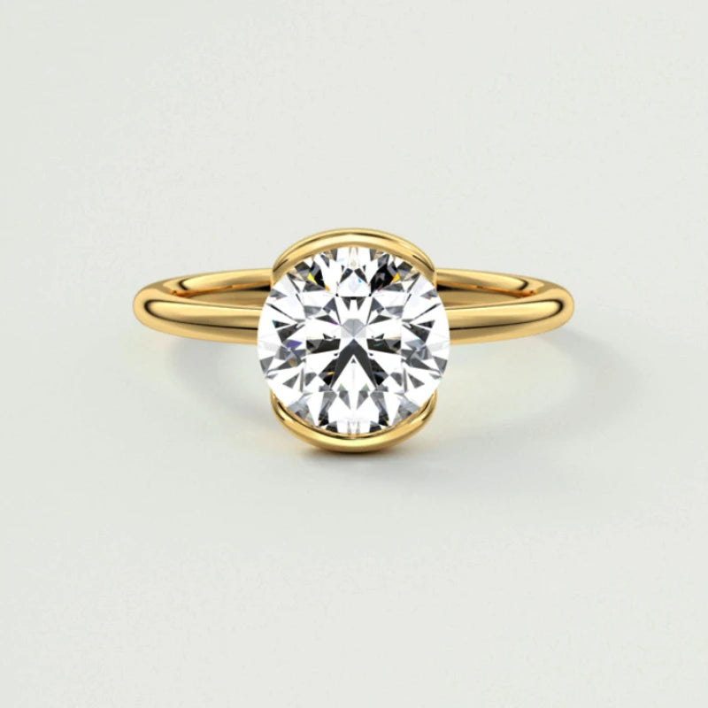 18k Gold Wedding Ring 1.0CT D