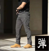 Men's M-5XL Autumn Spring Fall Elastic Camping Hiking Trekking Finshing Hunting Pants Outdoor Cycling Tactical Cargo Trousers