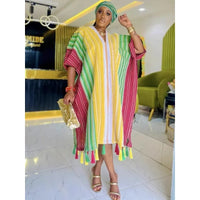 African Dresses For Women Dashiki Long Maxi Dress Ladies Traditional African Clothing Fairy Dreess 2025 Summer Plus Size Dress