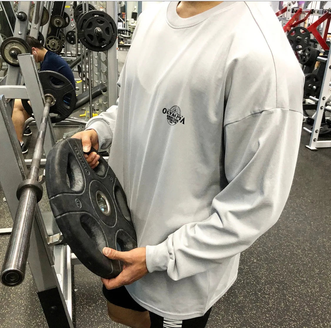 Bodybuilding Fitness Workout Long Sleeve T-Shirt Running Sweatshirt