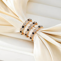 Three-Pack of Fashionable and Creative Gold Alloy Rings
