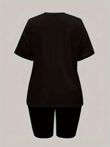 Women's Butterfly Printed Two-Piece Set