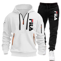 Casual Men's Hooded Sweatshirt and Pants
