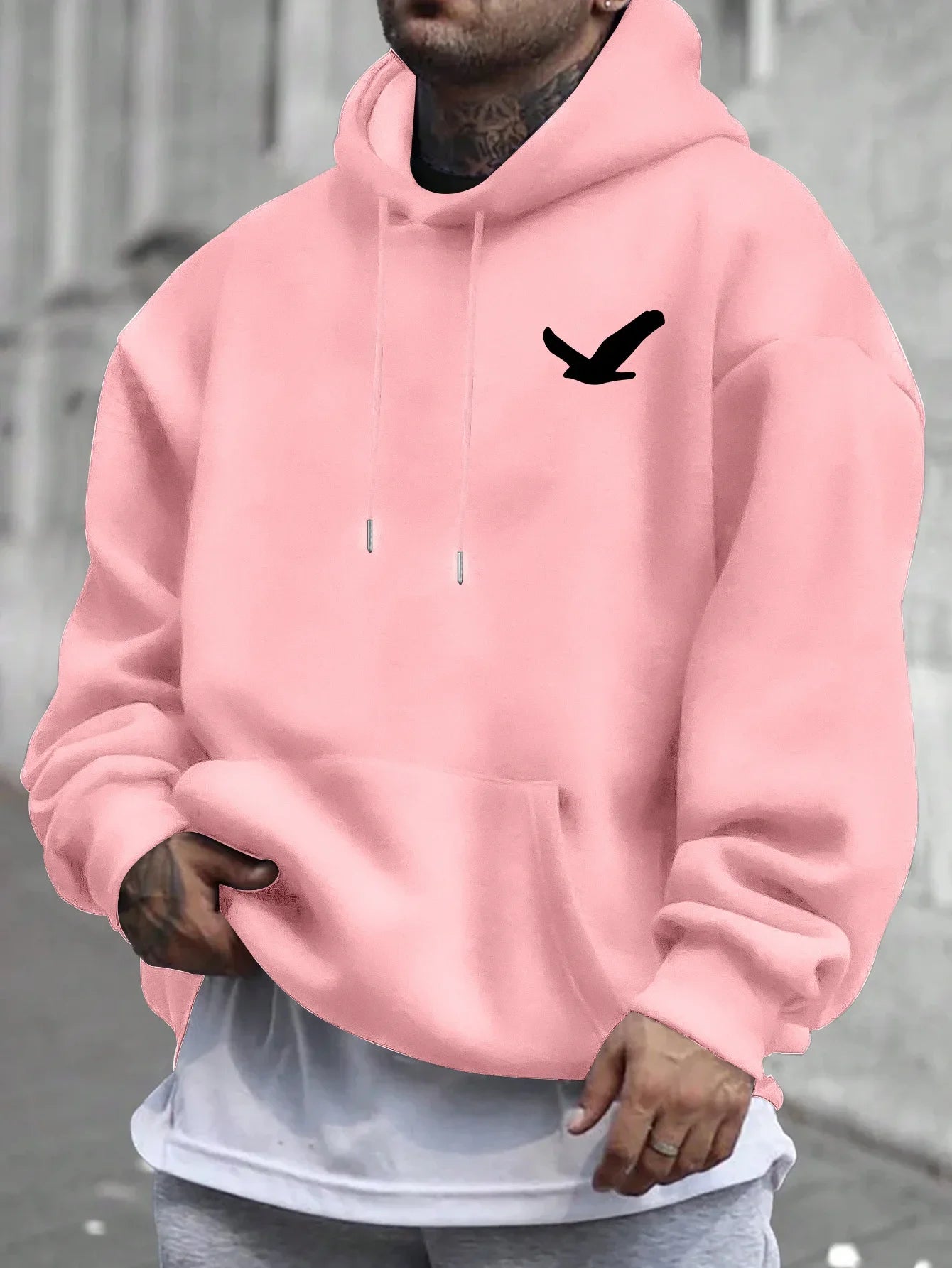 Men's Casual Printed Hoodie