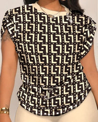 Cross-Border Style Women Short & Shirt Set