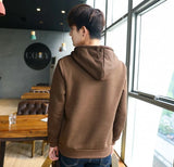 Men's Fleeced Hooded Sweatshirt