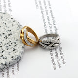 New Design Luxury Shiny Crystal Rings 18 K