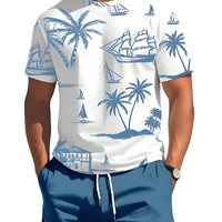 Beach Trees Shorts Set