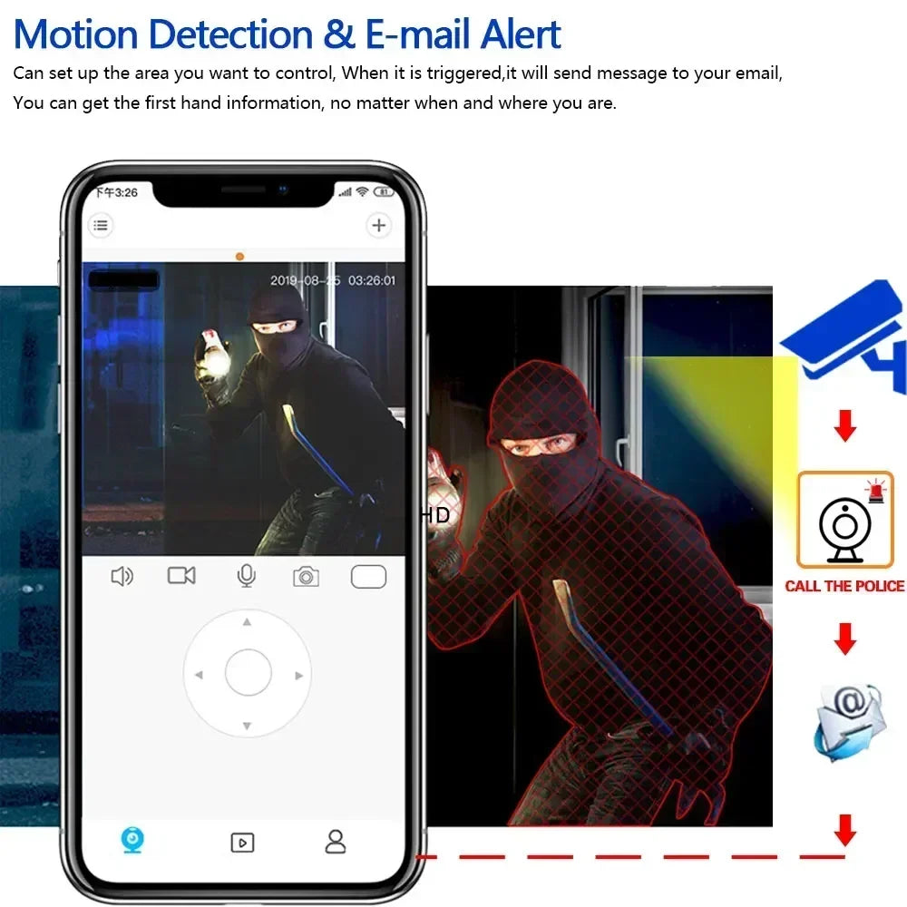 4K AHD Camera Full Color Night Vision CCTV Security Surveillance 8MP Outdoor Waterproof Analog Digital Video 5mp Home Camera